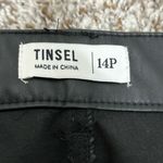 Tinsel Faux Black Leather Pants Women’s Size 14 Petite Photo 9