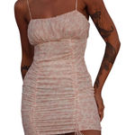 Princess Polly  Ivy Hollow Mini Floral Dress in Pink/White, Size US 4 Photo 0