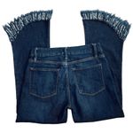 frame denim Le crop Mini Boot Fringe Scallop Hem Jeans, NEW w/out tags Size 28 Photo 5