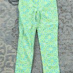 Truth By RepubliC Patterned Pants Lime Green Blue Small Photo 0
