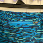 Nike NWOT |  women’s blue print running active shorts —‎ small Photo 4