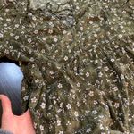 Old Navy  XXL Dress Floral Print Long Sleeve Boho‎ Green Casual Women's Photo 10