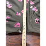 Boden Olive Floral Cap Sleeve Sheath Elegant Dress Size US 18 L Pink Green Midi Photo 7