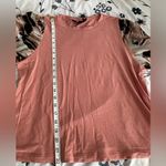 DKNY Women’s Large Rose Blouse Abstract Pattern Chiffon Balloon Short Sleeves. Photo 3