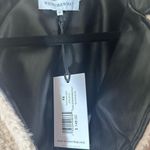 We Wore What  Faux Fur Blazer Ivory and black XS NWT Photo 4