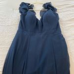 Bill Levkoff NWOT  Women’s Navy Long Formal Dress Size 12 Photo 9