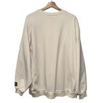 Daily Drills  Crew Neck Oversized Pullover Sweatshirt Women Sz XS/S Cream Photo 1