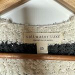 Saltwater Luxe  Sherpa Fringe Open Cardigan Sweater Size XS Photo 6
