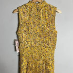 Nanette Lepore NWT High Neck Pleated Floral Midi Dress Women's 8 Yellow Cocktail Photo 11