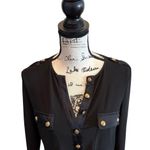 White House | Black Market WHBM MJ Utility Tee Black Size Medium Military Blouse Photo 1