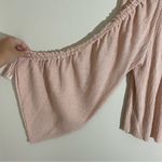Free People Off the Shoulder Top Ribbon Sleeve Photo 5