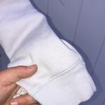 PINK - Victoria's Secret PINK Victoria’s Secret crew neck small white and silver oversized sweats… Photo 5