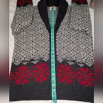 Brooks Brothers  Red Fleece Faire Isle Merino Blend Knit Cardigan Small Photo 8