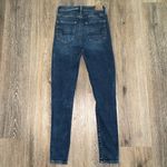 American Eagle Outfitters‎ Super Hi Rise Denim Blue Jeans Distressed Size 2 Photo 2