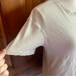 ZARA women’s light tan neutral short sleeve tee shirt size Small Photo 3