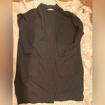 Vince WOMENS MEDIUM 70% WOOL 30% CASHMERE Black Open Front Cardigan Photo 0