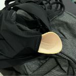 Lululemon  Wild Tank Size 8 Heathered Black Strappy Back Sports Bra Photo 15