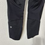 Lululemon On Pace Crop *21" Women's Size 6 Black Leggings Mesh Athleisure Photo 3