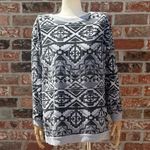 i'm in love with derek I’m in Love with Derek black/grey Aztec print sweater /M/ Excellent condition Photo 5