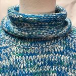 Lou & grey  Findley Space Dye Turlteneck Sweater‎ Blue Marl Womens XS New Relaxed Photo 9