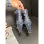Kate Spade  Lace Up Wool Colorblock Wedge Bootie Shoes Blue Womens Size 8.5 Photo 5