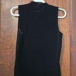 J.Crew  black velvet mock neck top Photo 4