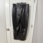 Abercrombie & Fitch  Curve Love High Rise 90s Relaxed Vegan Leather Pant 14 Long Photo 3