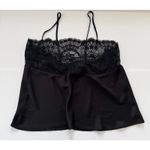 ETAM Black Lace Camisole Top 'attitude' pajama lounge XL Lingerie Sleep Photo 1