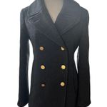 J.Crew  Stadium Cloth Nello Gori Wool Blend Double
Breasted Peacoat Jacket Size 4 Photo 2