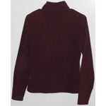 The North Face Womens  Purple Gray Fleece Zip Up Pullover Jacket Sweatshirt Small Photo 1