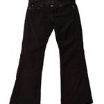 7 For All Mankind  Black Corduroy Jeans Size 29 Photo 0
