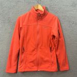 Columbia  Jacket Womens‎ S Orange Full Zip Long Sleeve Fleece Jacket Warm Soft Photo 0