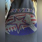 Houston Texans Rhinestone T Shirt – Sparkling bling Women’s Fan Apparel Black Size L Photo 1