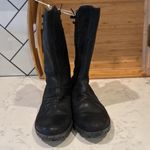 Merrell  Mid Vera Boots Size 8.5 Black leather calf height Side Zip minimalist Photo 1