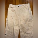 Cream corduroy cargo pants Photo 1
