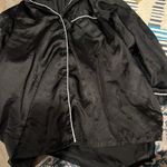 Alexander del Rossa Black Satin Button Photo 5