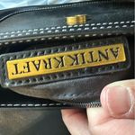 Antik Kraft  Black and Gold Crossbody Bag Photo 4