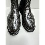 Cougar Printed Waterproof Rubber Rain‎ Boots Kensington Size 6 New Black Photo 6