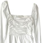 Reformation Isaac Dress 2 White Bridal Wedding Midi Dress Photo 3