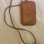 Via Piaggi Wallet Brown Top Grain Leather Card Insert pockets with Straps Photo 0