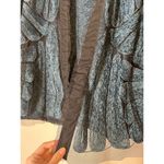 Chico's Mesh Chenille Velvet Cardigan Womens Sz M Whimsigoth Fairy Grunge Goth Photo 4