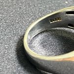 Elle  925 Sterling Silver Tiger Eye Ruby Ring Size 8 Very Good Used Condition Photo 6