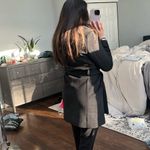 Ann Taylor  Black Dress Coat W/Shawl Lapels Photo 5