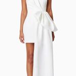 Elliatt  Mini Dress Alice Bow Strapless White Photo 0