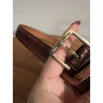 YSL Vintage Yves Saint Laurent Glazed Cowhide Belt Size 34/85 1214008 Brown Photo 1