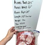 Faithfull the Brand  Amalfi Rust Red Striped Off-Shoulder Dress Size Small Photo 9