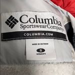 Columbia RED fleece lined full zip winter coat S hooded cozy warm winter ski Photo 8