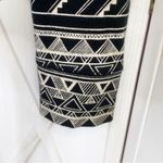 PINK - Victoria's Secret Pink by Victoria’s Secret Aztec Quarter Zip Pullover Shirt Black Cream Small Photo 5