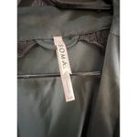 Soma  Women's Green Satin Lace Long Robe Size S/M Photo 5