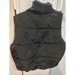 Automett Black Puffer Vest Quilted Mock Neck Zip Up Size L Size L Photo 5